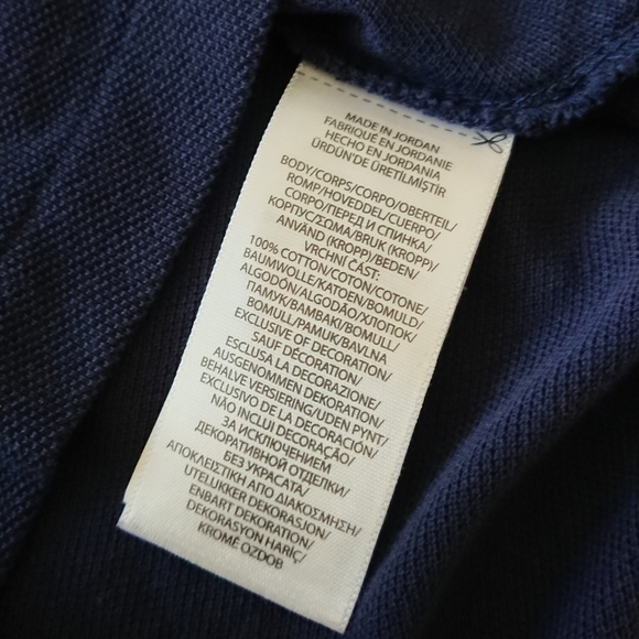 Polo Ralph Lauren The mesh Mini Navy short dress size XL - Picture 13 of 13